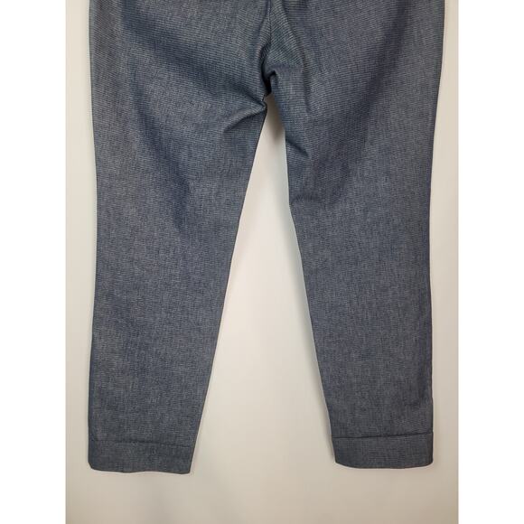 Banana Republic Sloan Fit Denim Style Straight Leg Ankle Crop Pants Sz 6 Petite - Picture 6 of 10